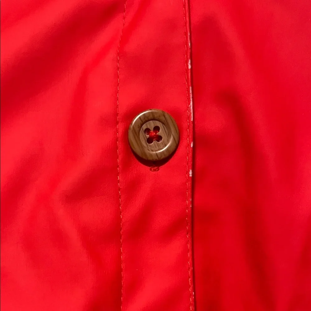 Girls red rain jacket Size 5T - Picture 3 of 5